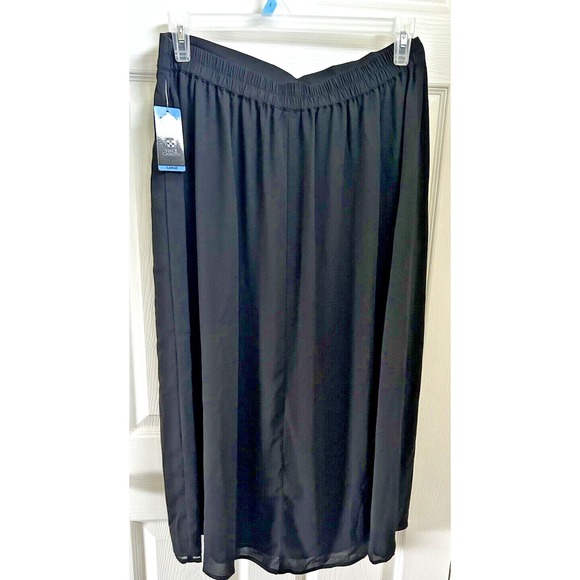 Vince Camuto Dresses & Skirts - Vince Camuto Womens Black Lined‎ Pull On Midi ALine Skirt NWT XXL Office BxII